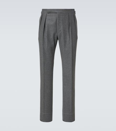 Pantalon droit en laine - Ralph Lauren Purple Label - Modalova