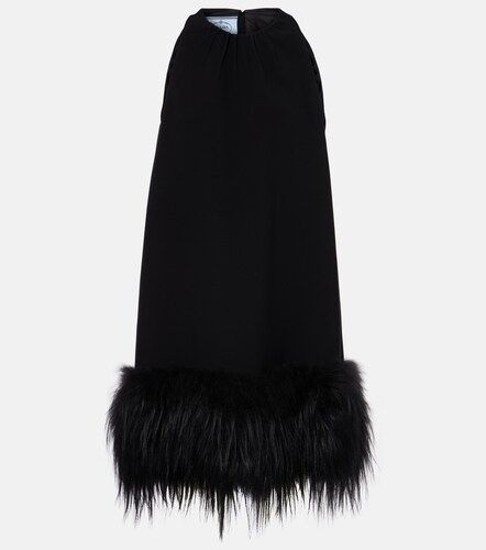 Prada Robe à finitions en plumes - Prada - Modalova