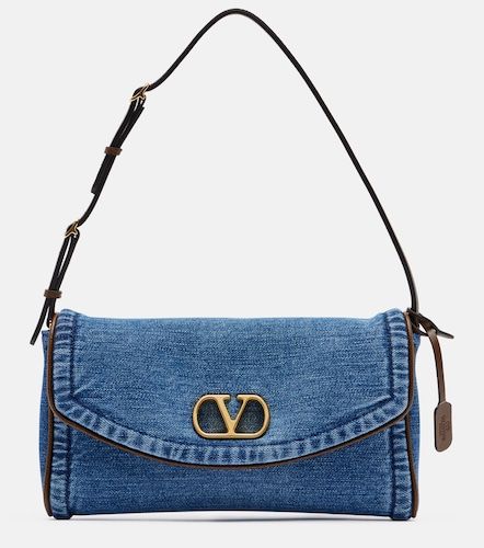 Sac DeVain Small en denim - Valentino Garavani - Modalova