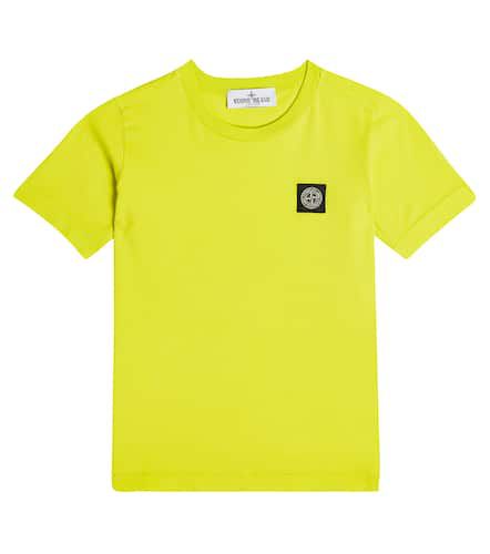 T-shirt en coton à logo - Stone Island Junior - Modalova