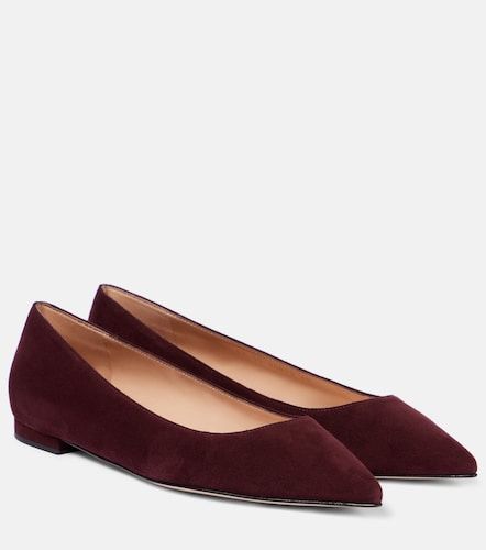 Ballerines Gianvito en daim - Gianvito Rossi - Modalova