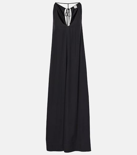 Robe longue en crêpe de satin - Toteme - Modalova