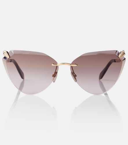 Lunettes de soleil ovales Serpenti Viper - Bvlgari - Modalova
