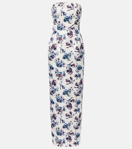 Robe bustier longue Laelia à fleurs - Emilia Wickstead - Modalova