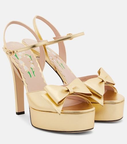 Sandales à plateau Bowow en cuir - Valentino Garavani - Modalova