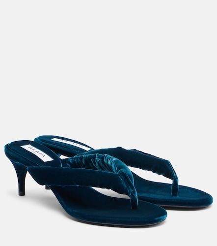 Alaïa Mules en velours - Alaia - Modalova