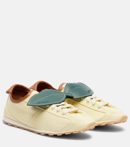 Baskets Tennis en toile à finitions en cuir - Jacquemus - Modalova
