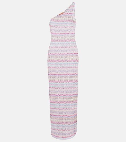 Robe longue Zigzag asymétrique - Missoni - Modalova