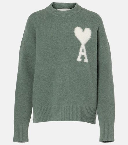 Pull Ami De Cœur en alpaga mélangé - Ami Paris - Modalova