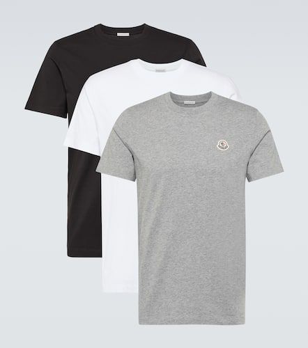 Moncler Set de 3 t-shirts en coton - Moncler - Modalova