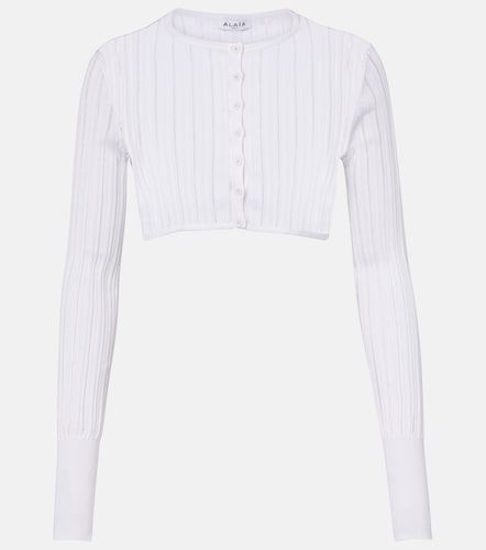 Alaïa Cardigan court en maille - Alaia - Modalova