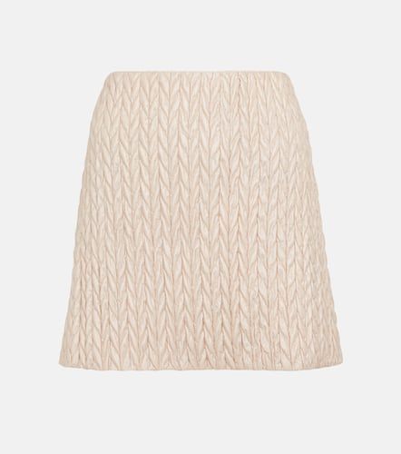 Miu Miu Mini-jupe matelassée - Miu Miu - Modalova