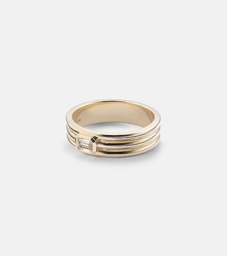 Bague en or 14 ct et diamant - Stone and Strand - Modalova