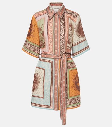 Alémais Robe chemise Lucca imprimée en lin - Alemais - Modalova