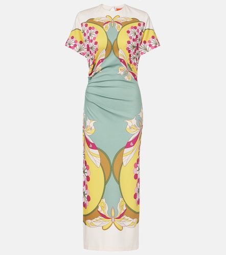 Robe midi Lela en jersey imprimée - La DoubleJ - Modalova