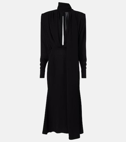 Mugler Robe midi en crêpe - Mugler - Modalova