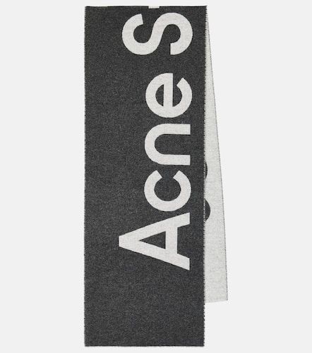 Écharpe Toronty en laine mélangée à logo - Acne Studios - Modalova