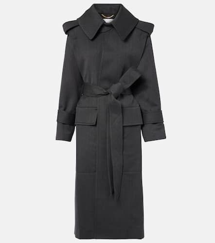 Trench-coat en laine mélangée - Victoria Beckham - Modalova