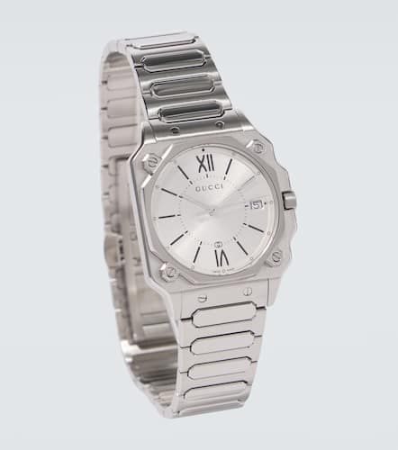 Montre G-Flat 30 mm en acier inoxydable - Gucci - Modalova