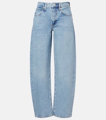 Jean barrel Low Slung à taille mi-haute - Frame - Modalova