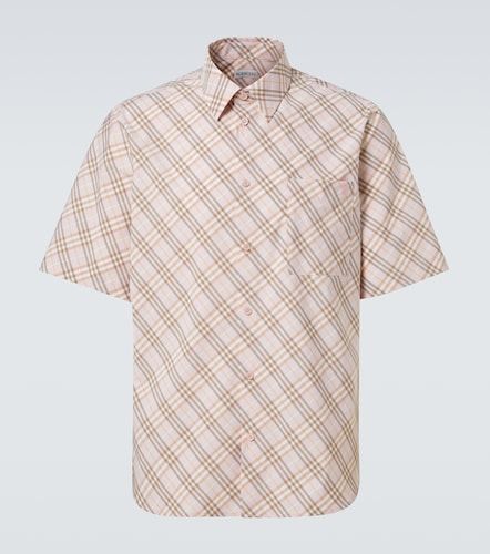 Chemise de bowling Check en coton - Burberry - Modalova