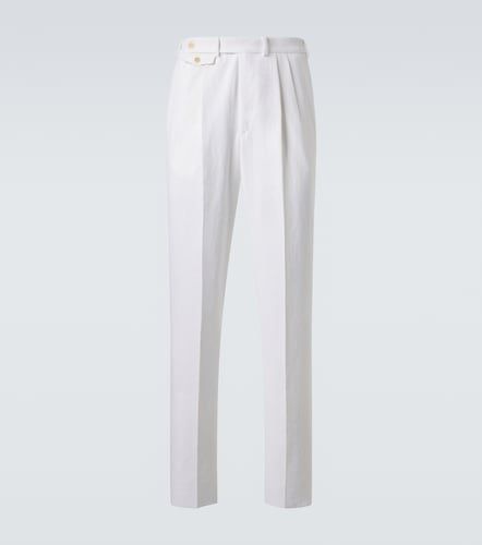 Dunhill Pantalon fuselé en lin - Dunhill - Modalova