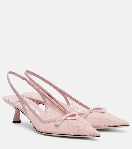 Escarpins slingback Amita 45 en dentelle - Jimmy Choo - Modalova