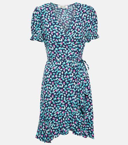 Robe portefeuille imprimée - Diane von Furstenberg - Modalova