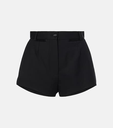 Short en laine et soie à taille haute - Dolce&Gabbana - Modalova