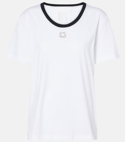 T-shirt 4G en coton à cristaux - Givenchy - Modalova