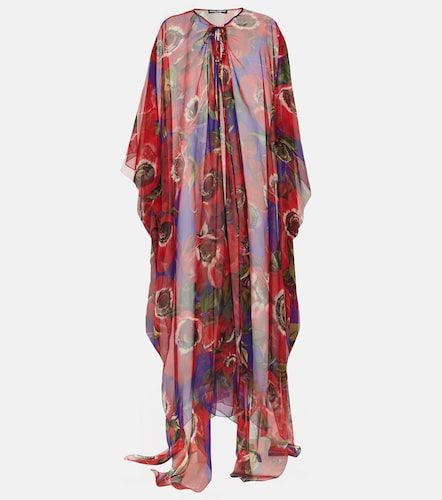 Cafetan Anemone en soie - Dolce&Gabbana - Modalova