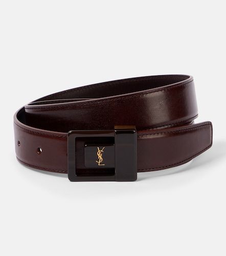 Ceinture La 66 en cuir - Saint Laurent - Modalova