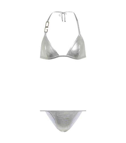 Bikini triangle à logo - Dolce&Gabbana - Modalova