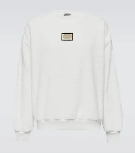 Sweat-shirt en coton à ornements - Dolce&Gabbana - Modalova