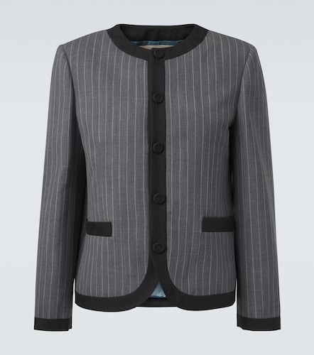 Veste en laine vierge à rayures - Valentino - Modalova