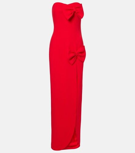 Alessandra Rich Robe longue en cady - Alessandra Rich - Modalova