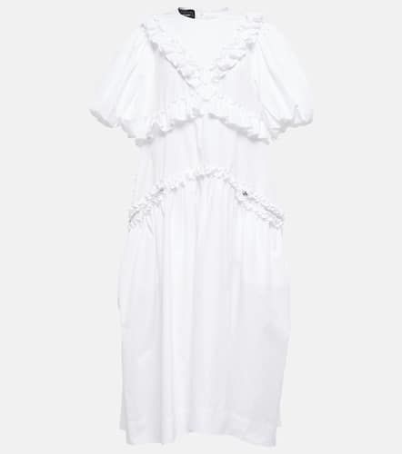Robe midi en coton - Simone Rocha - Modalova