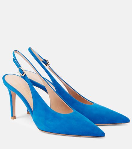 Escarpins slingback Robbie en daim - Gianvito Rossi - Modalova