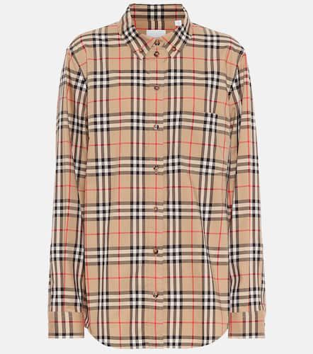 Chemise en coton mélangé à carreaux - Burberry - Modalova