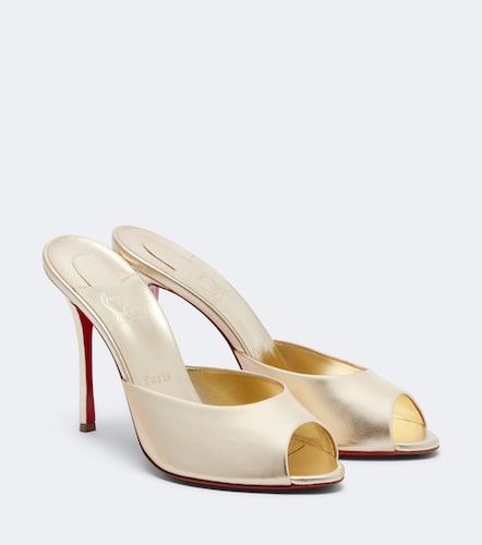 Mules Me Dolly en cuir métallisé - Christian Louboutin - Modalova