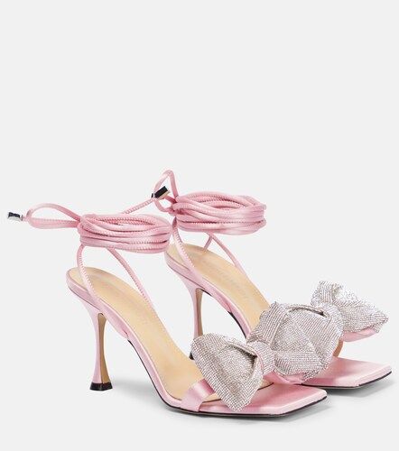 Sandales Nicole en satin à ornements - Mach & Mach - Modalova
