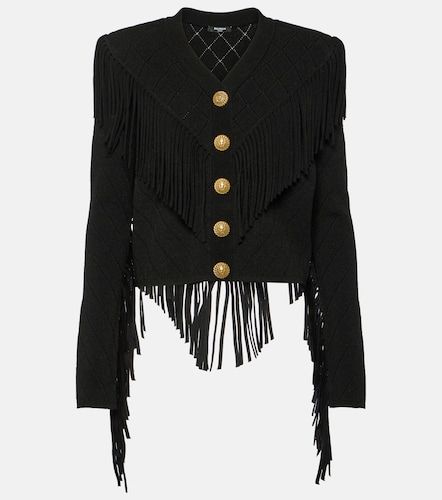 Balmain Cardigan à franges - Balmain - Modalova