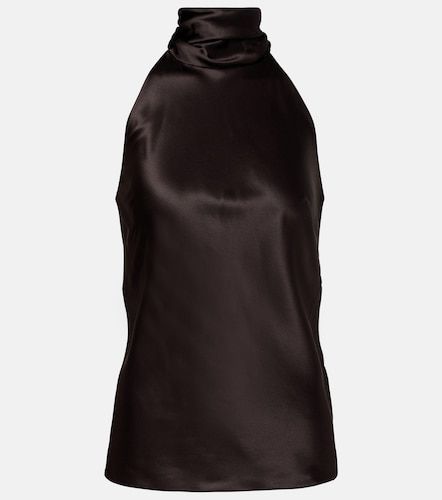 Top Chilton en soie mélangée - Ralph Lauren Collection - Modalova