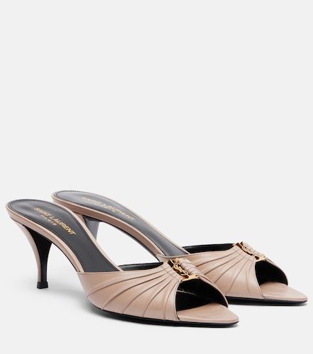 Mules Babylone 60 en cuir - Saint Laurent - Modalova