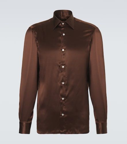 Rubinacci Chemise en satin de soie - Rubinacci - Modalova