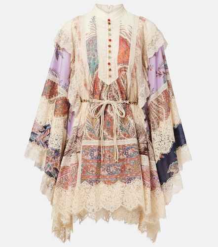 Robe Rhiannon brodée à fleurs - Zimmermann - Modalova