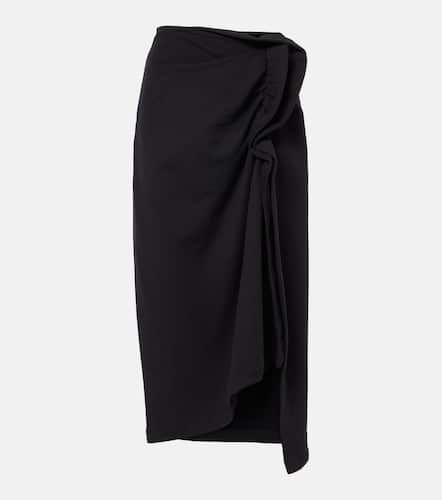 Jupe midi asymtrique en coton - Dries Van Noten - Modalova