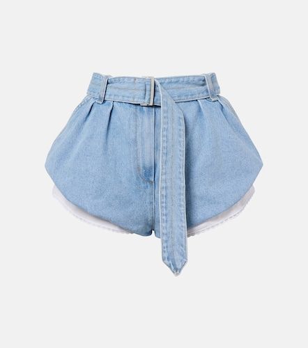Short à taille haute en denim - Magda Butrym - Modalova