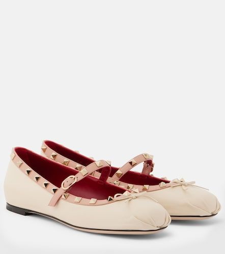 Ballerines Mary Jane Rockstud en cuir - Valentino Garavani - Modalova