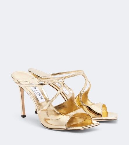 Mules Anise en cuir métallisé - Jimmy Choo - Modalova